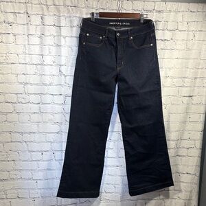 American Eagle Outfitters Women's Dark Denim Wide Leg Jeans